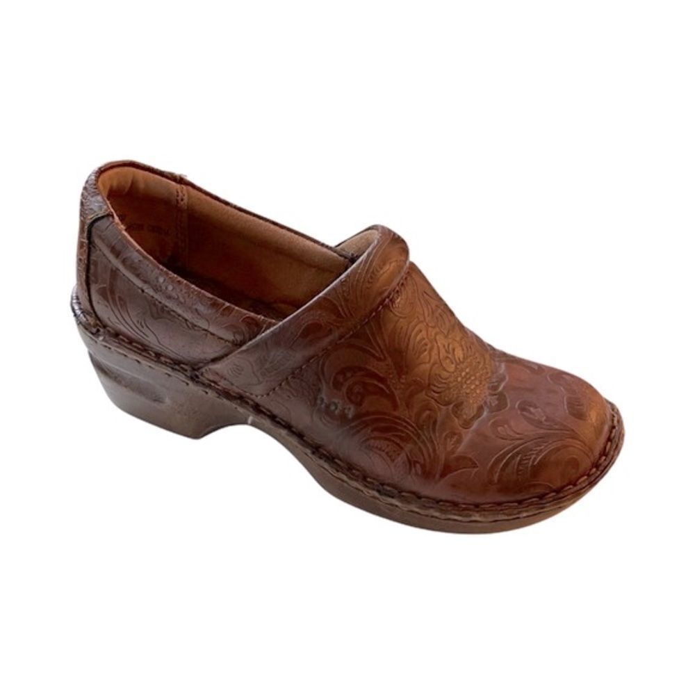 B.o.c Peggy Floral Embossed SlipβOn Clog Sizeβ6.5